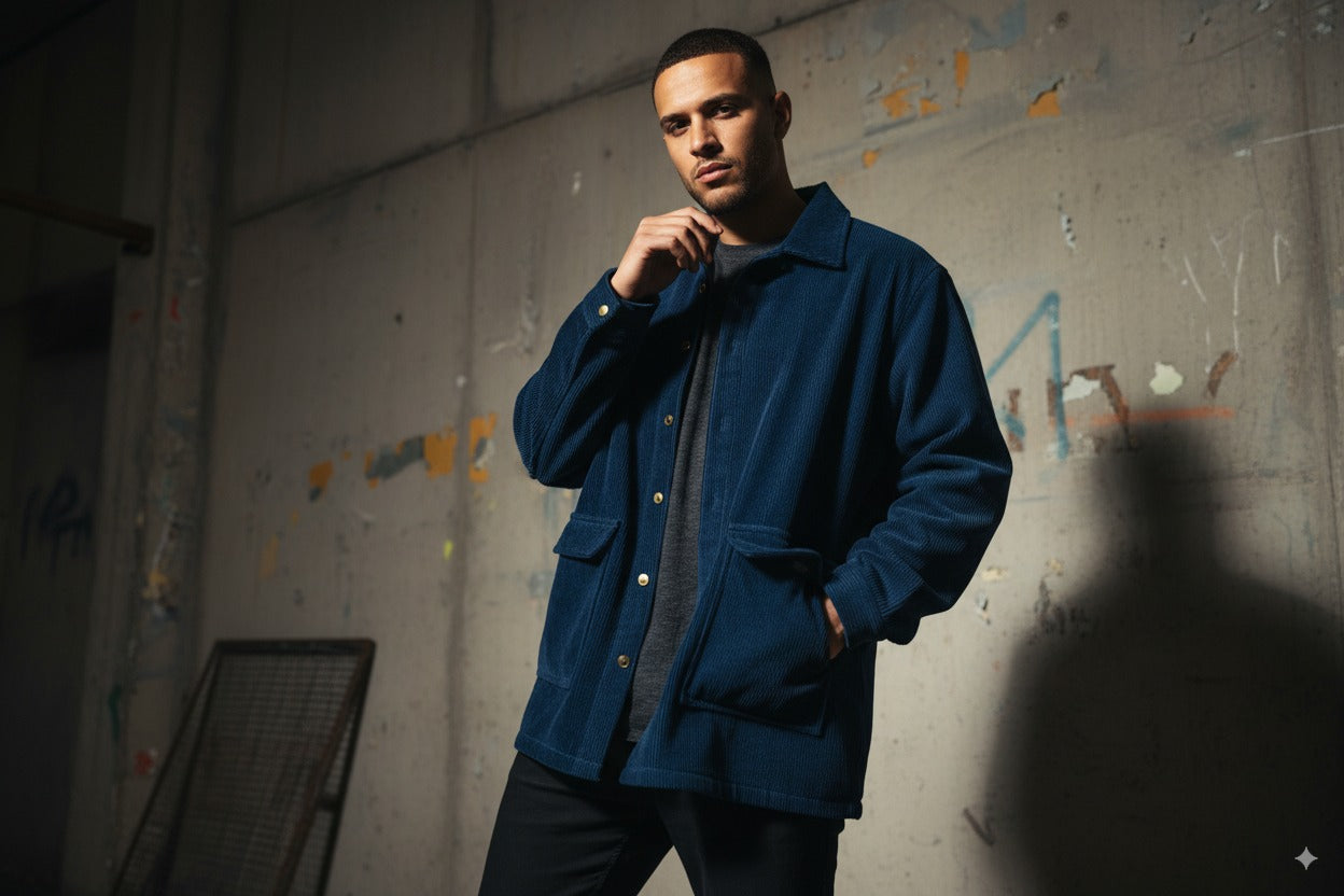 Oversized Corduroy Shackets