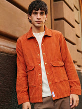 Ember |Corduroy Unisex Shacket_Rust Orange