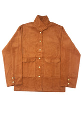 Corduroy Oversized Shacket_Rust Orange