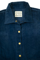 Corduroy Oversized Shacket_Rich Electric Blue