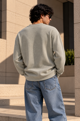 Grey waffel tshirt