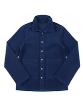 Signal | Royal blue unisex corduroy shacket