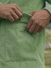 Ease | Mint Green unisex corduroy shacket