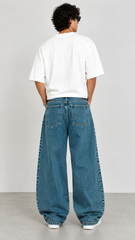Blue Baggy fit Jeans