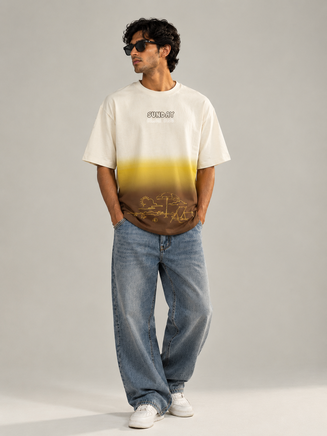 Sunday Club | Organic cotton, Unisex, Oversized crew neck Tshirt