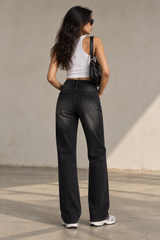 Black- Straight fit jeans