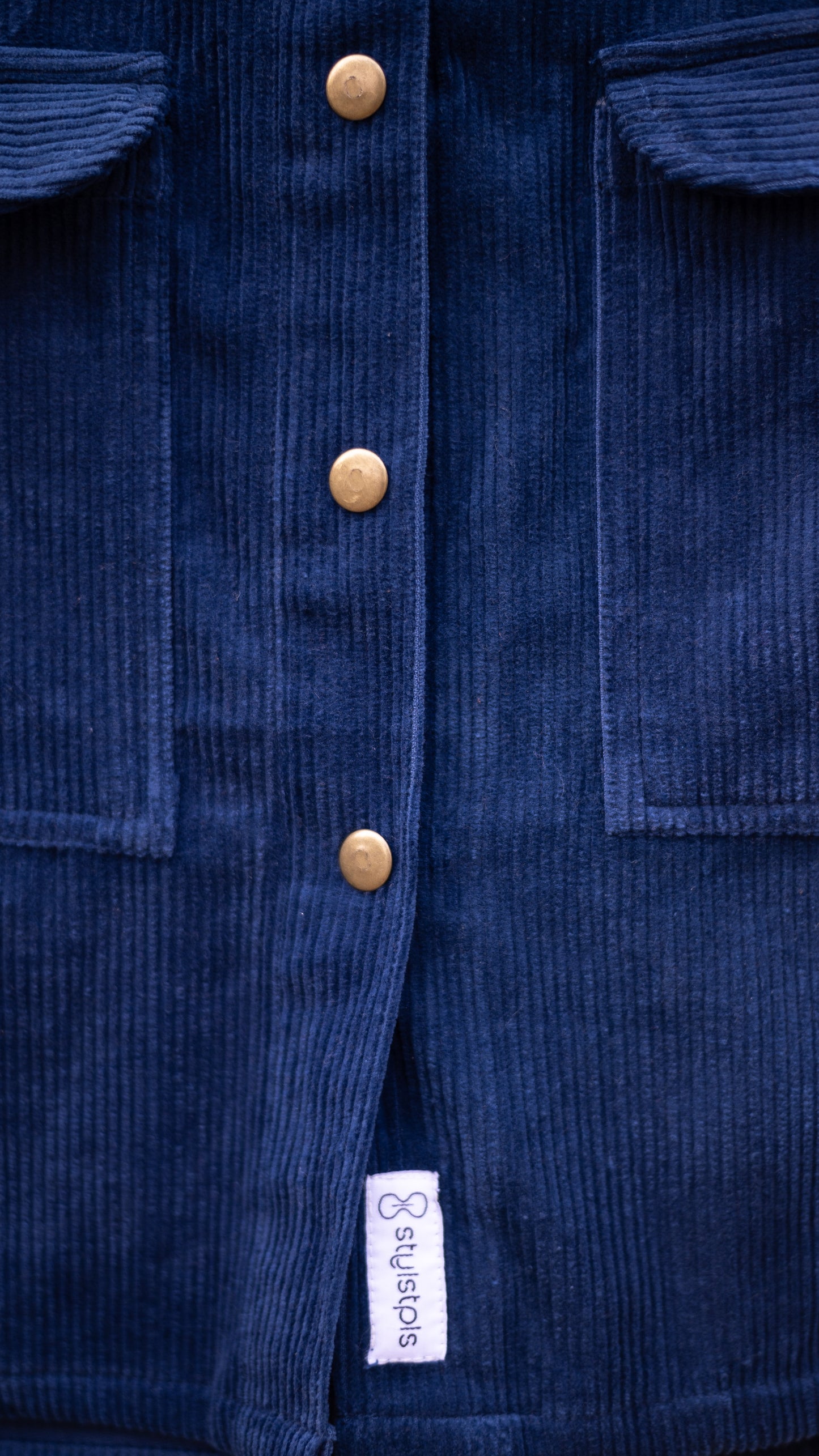 Corduroy Oversized Shacket_Rich Electric Blue