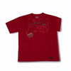 Life web - Red bold print, spiderman inspired casual oversized T-shirt
