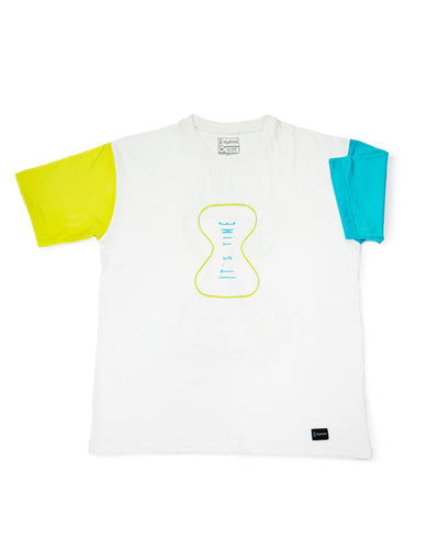 It’s time - Color block, puff print detail, oversized casual T-shirt