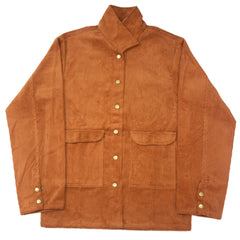 Corduroy Oversized Shacket_Rust Orange