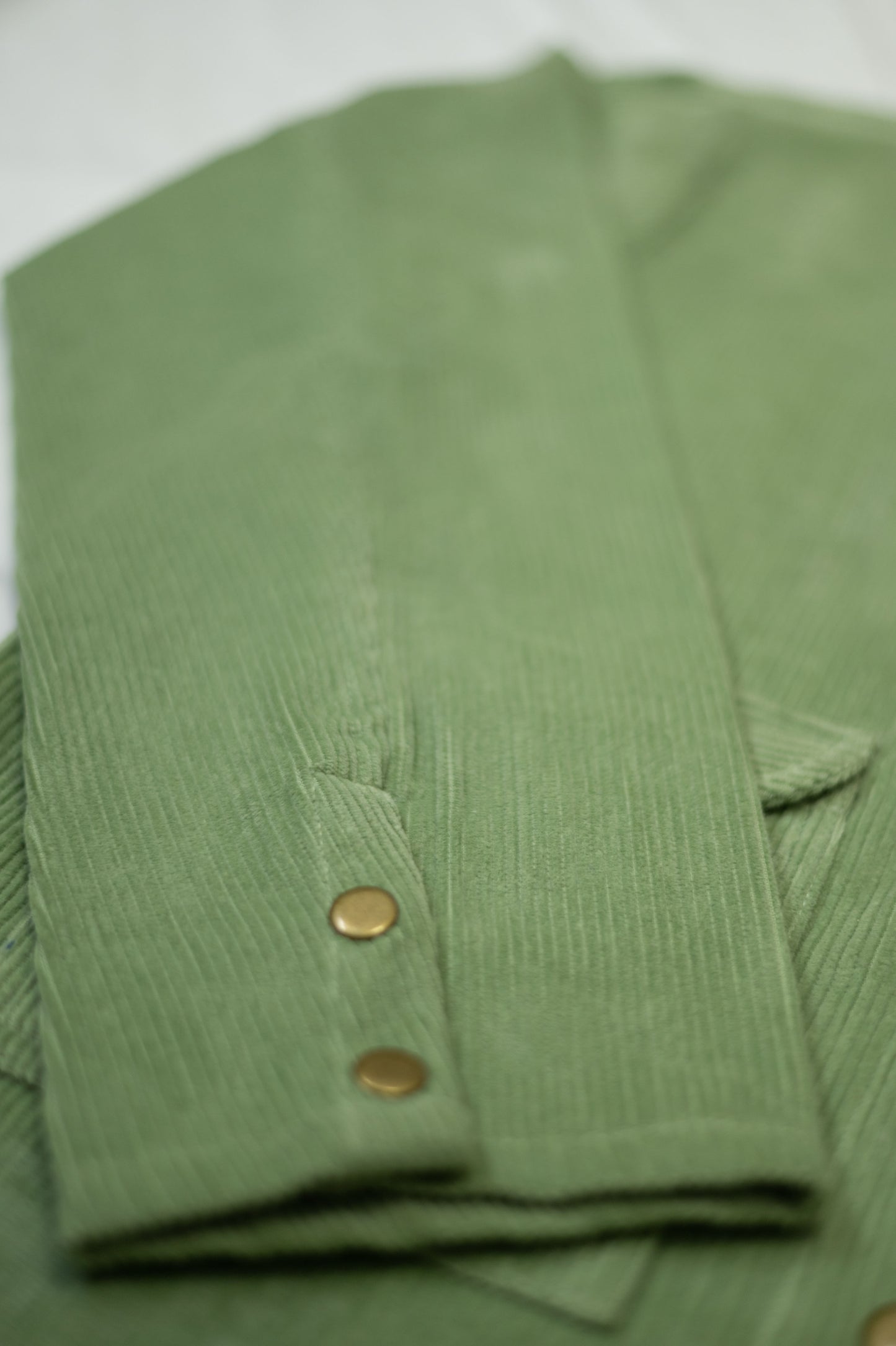 Corduroy Oversized Shacket_Mint Green