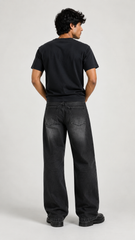 Black- Straight fit jeans