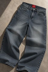 Grey Faded, Unisex Jeans