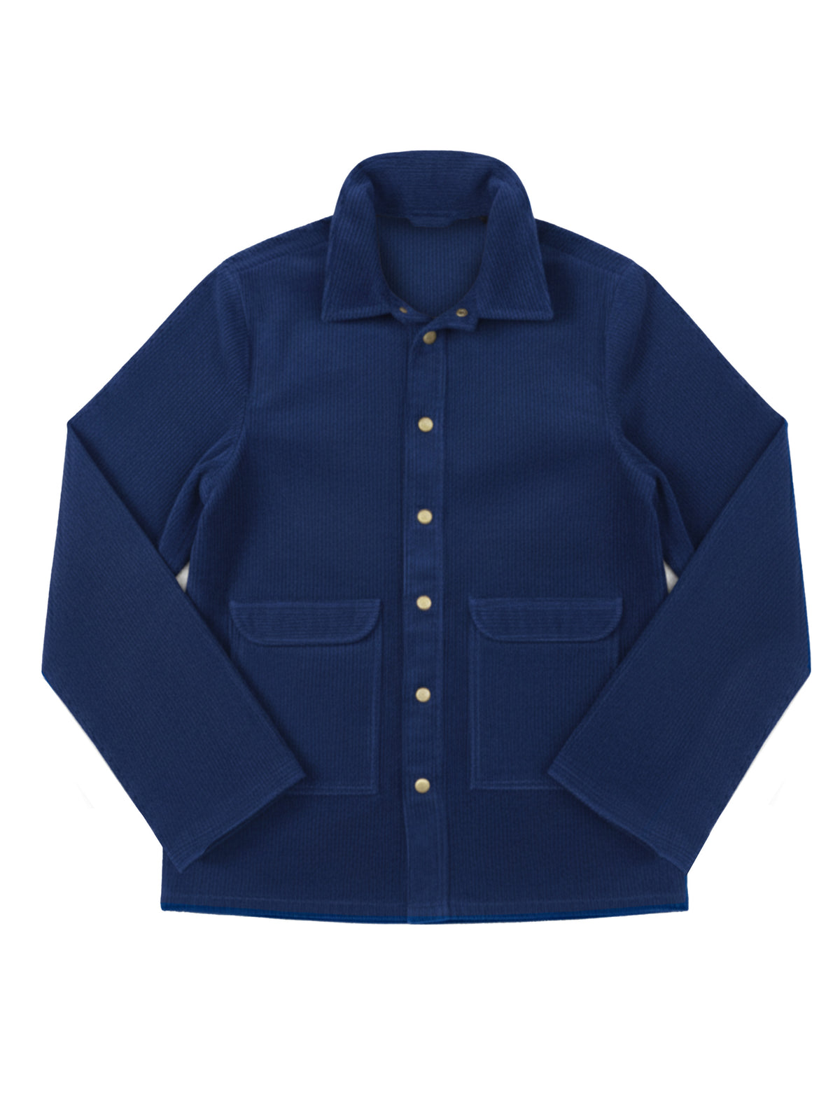 Corduroy Oversized Shacket_Rich Electric Blue
