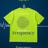 Frequency - Lime green, oversized casual T-shirt