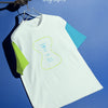 It’s time - Color block, puff print detail, oversized casual T-shirt