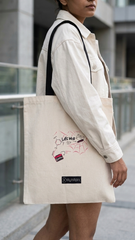 Life Web Canvas Tote