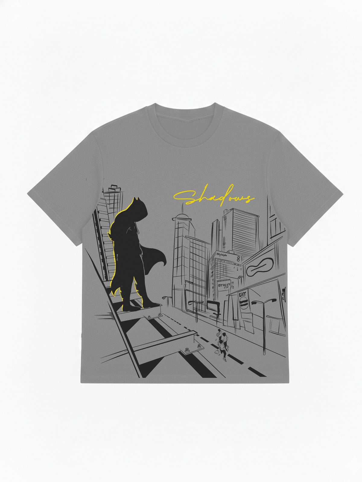 Shadows | Organic Cotton, Unisex, Oversized T-shirt